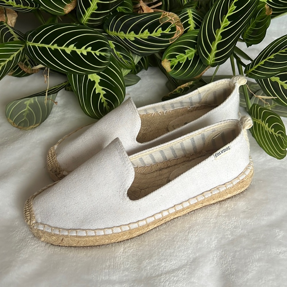 Soludos Canvas Platform Slip-On Espadrilles
